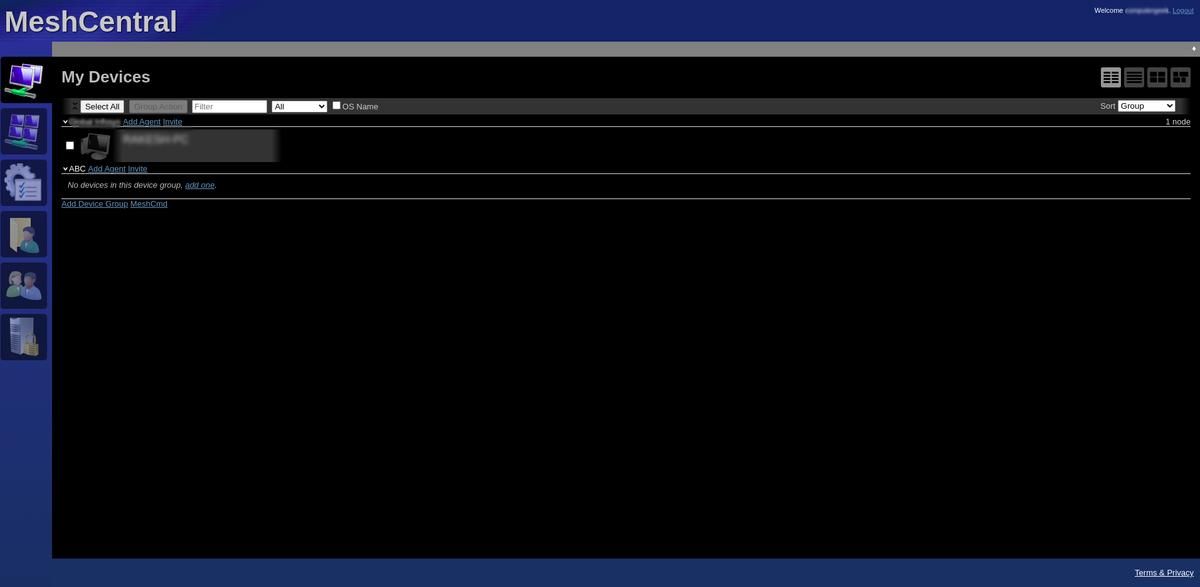 Meshcentral Rmm Remote management with MeshCentral