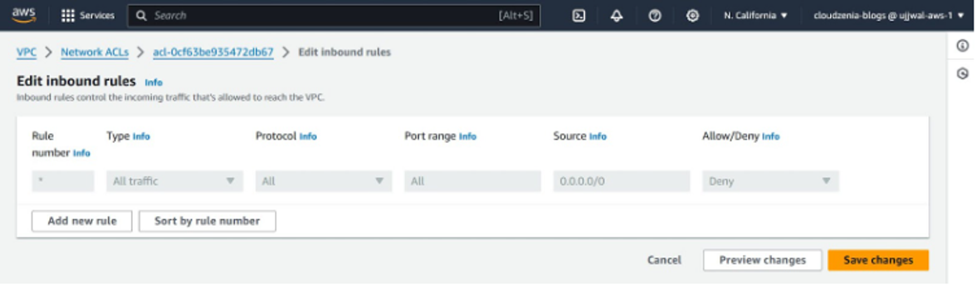 Understanding Network Access Control List in AWS