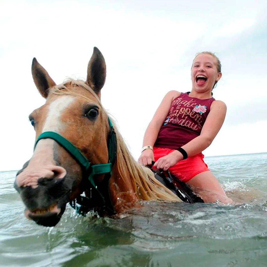 Swim With Horses in Punta Cana — 4