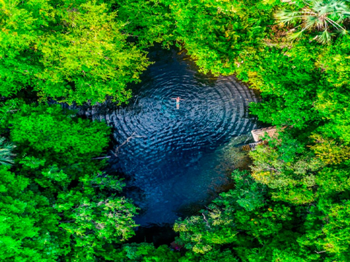 Caribbean Sea with Private Cenote Los Ojos Indígenas image 3