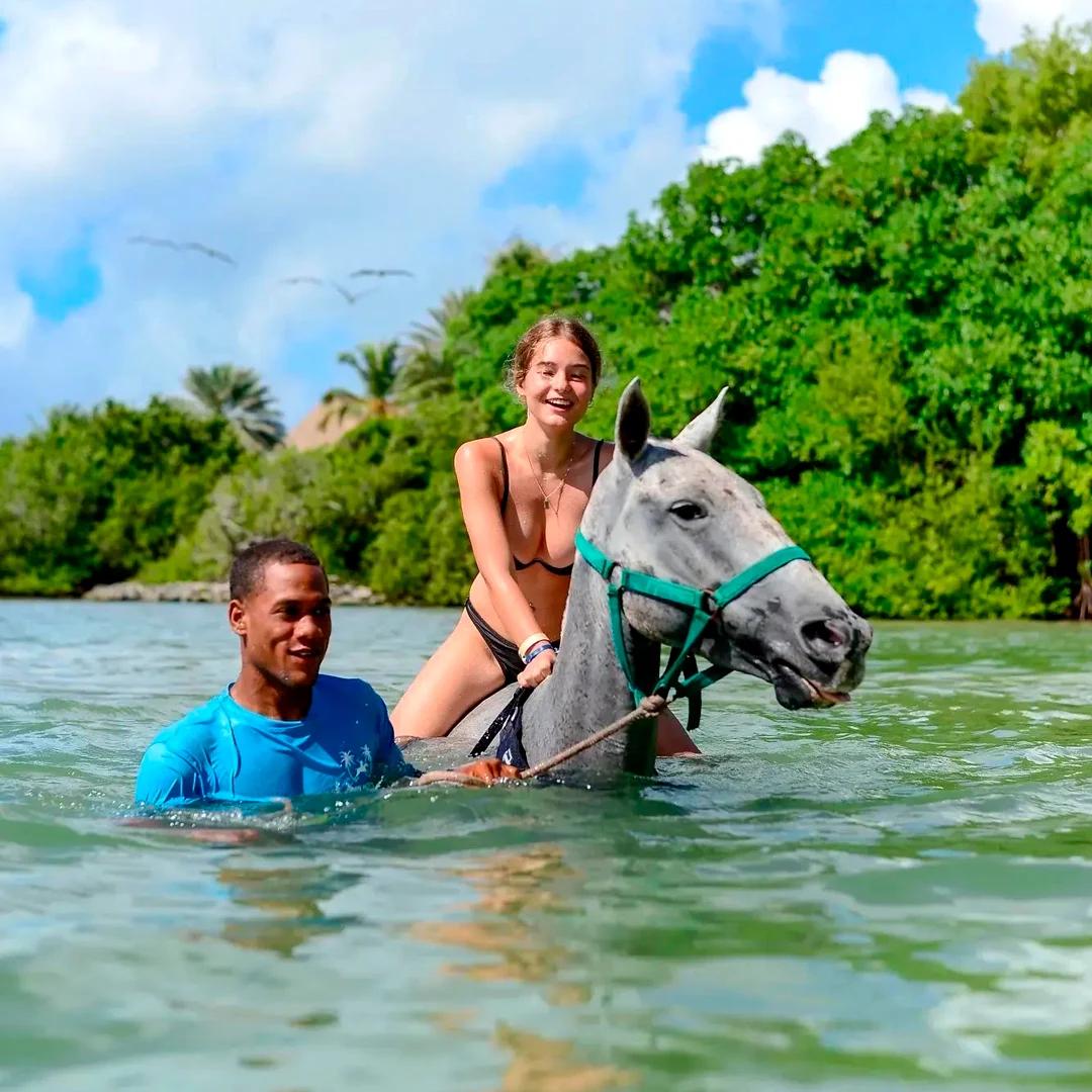 Swim With Horses in Punta Cana