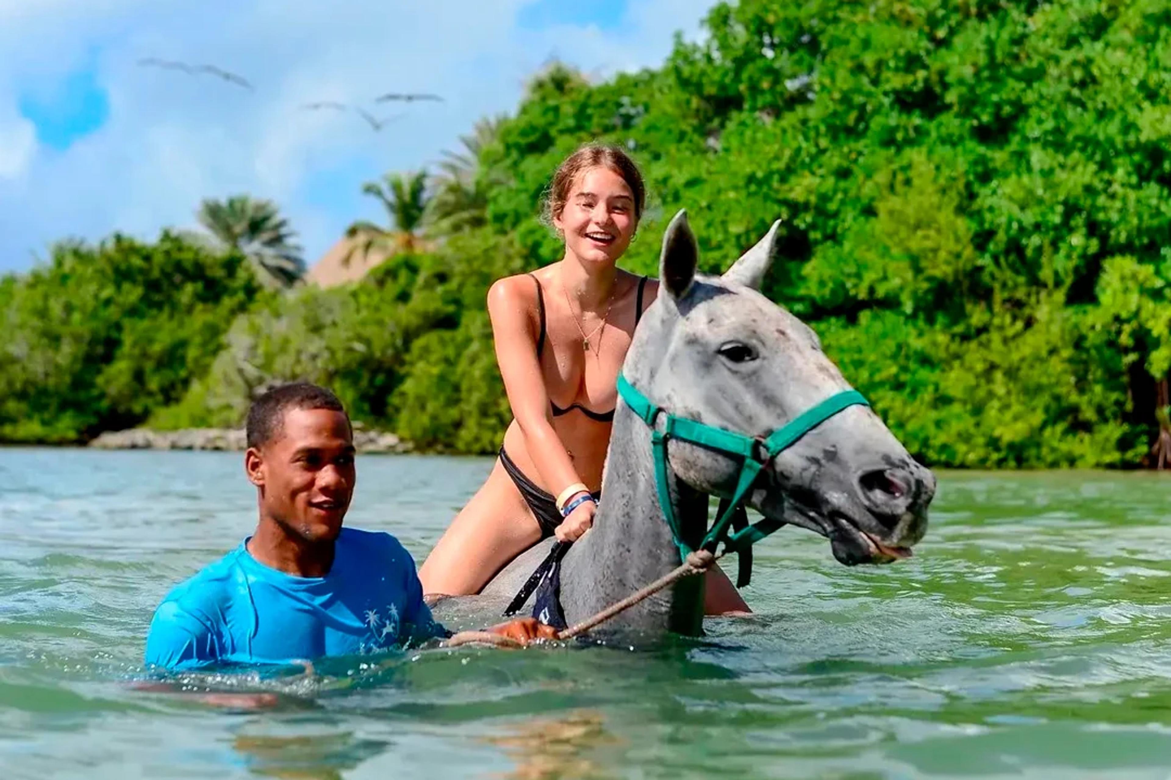 Swim With Horses in Punta Cana
