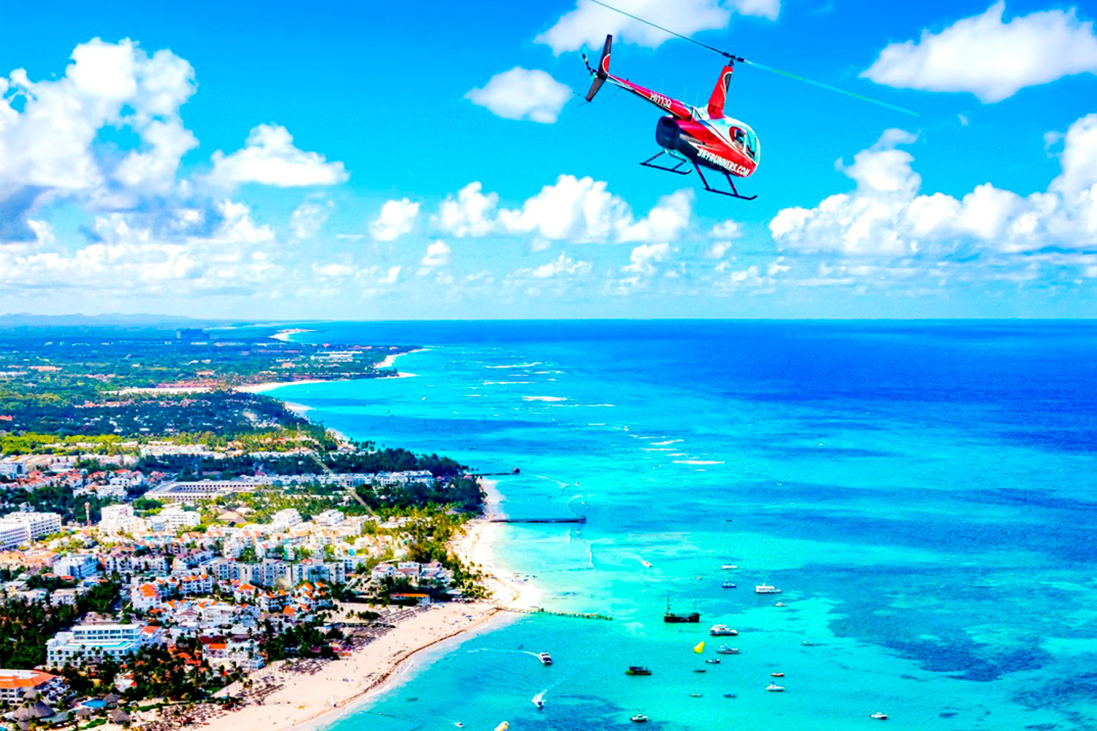 Tour en helicóptero por Punta Cana – Vuelos panorámicos sobre Bávaro y Cap Cana