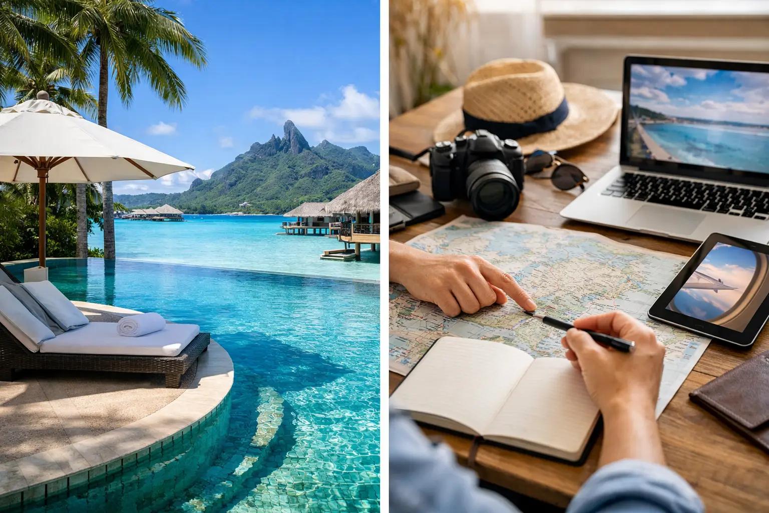 Reserva de resorts vs. Planificador de viajes: ¿cuál se adapta?