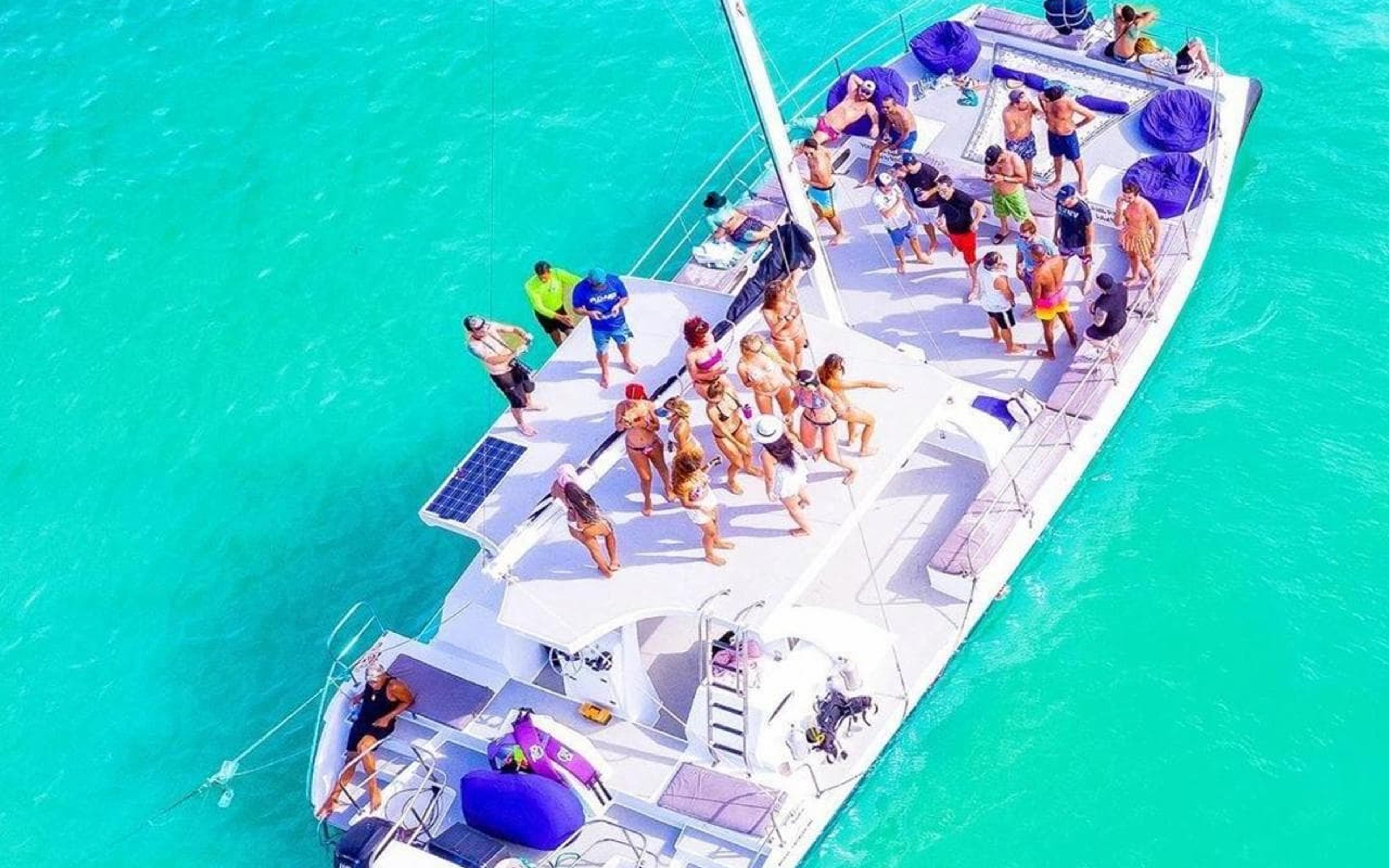 Private Catamaran Tour Along Bavaro Coast — 1