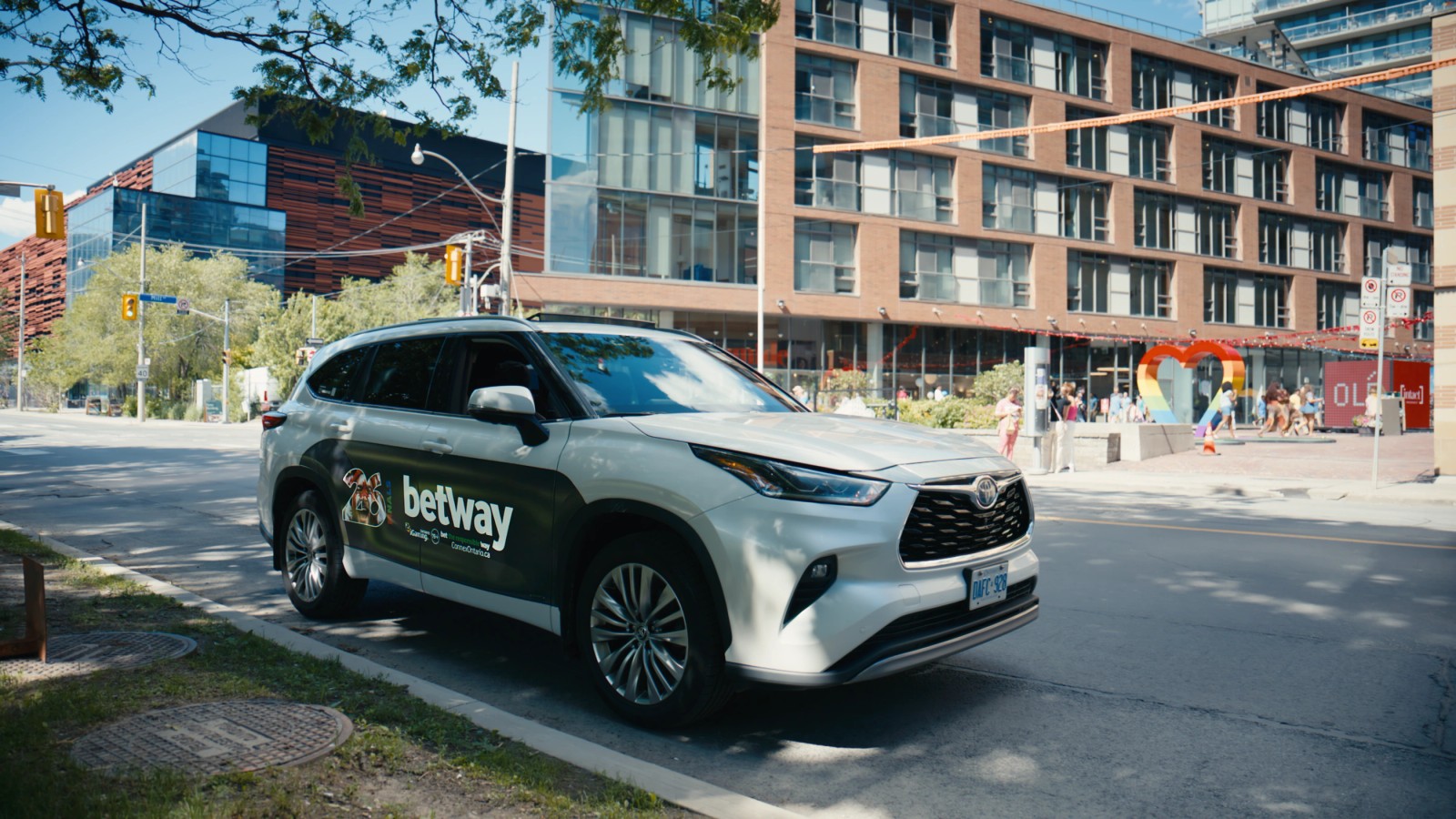 Betway wrapped Toyota SUV during the Toronto FIFA campaign