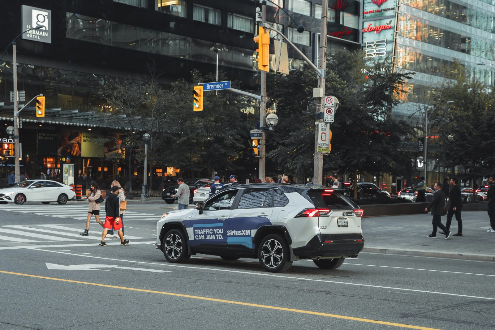SiriusXM campaign vehicle photograph