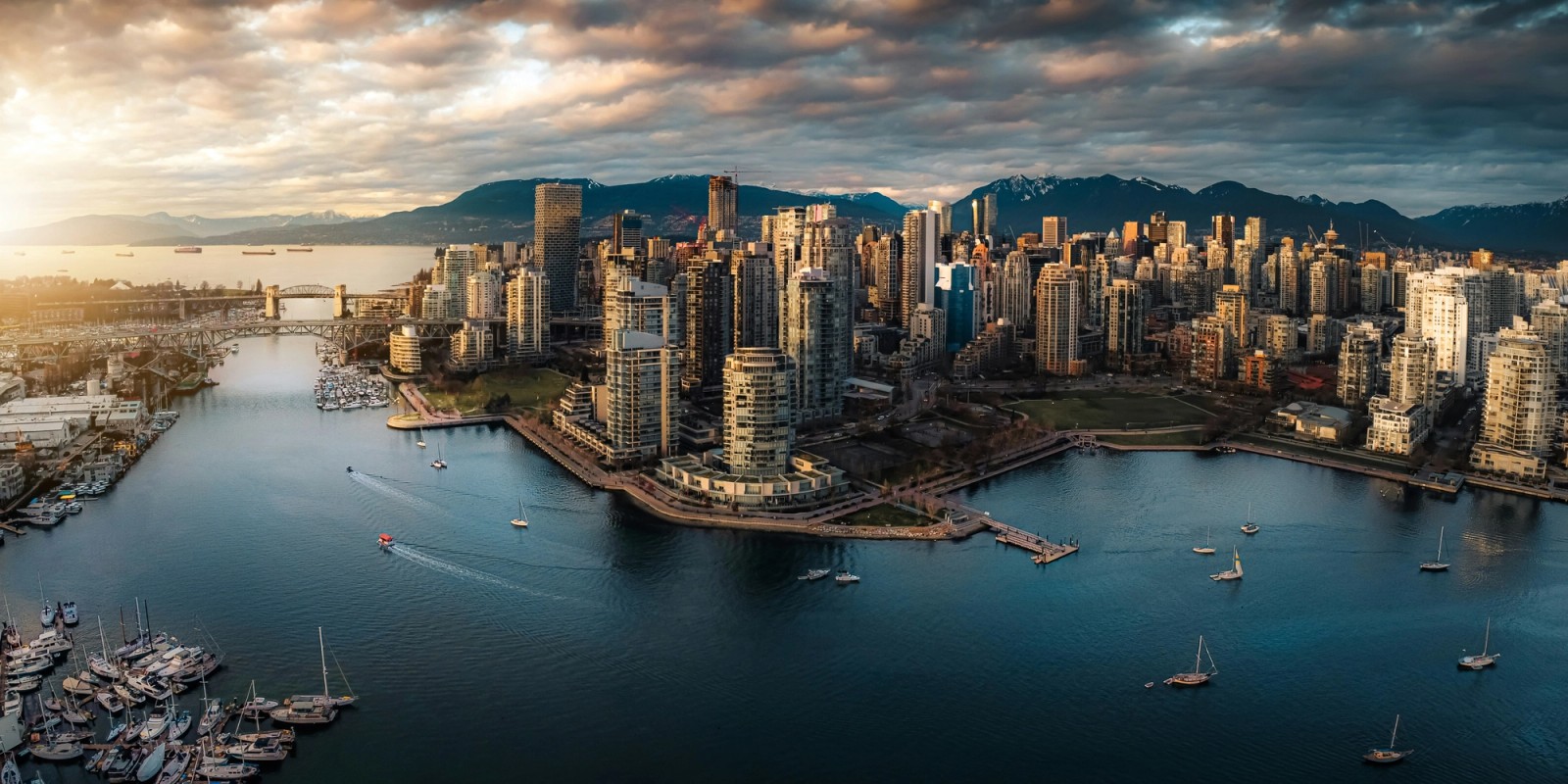 Vancouver waterfront and downtown skyline
