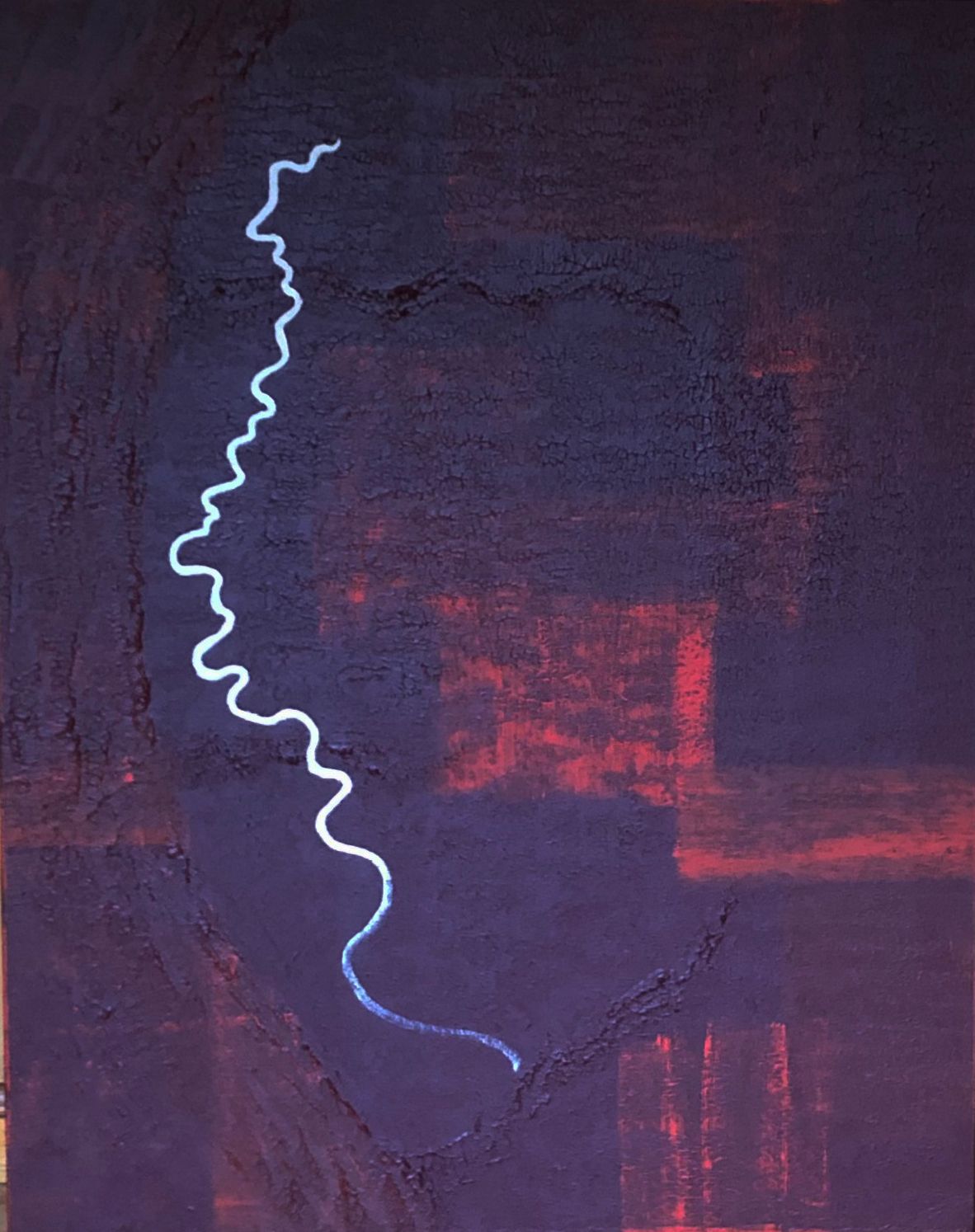 Fire Landscape 11, Acrylic on canvas