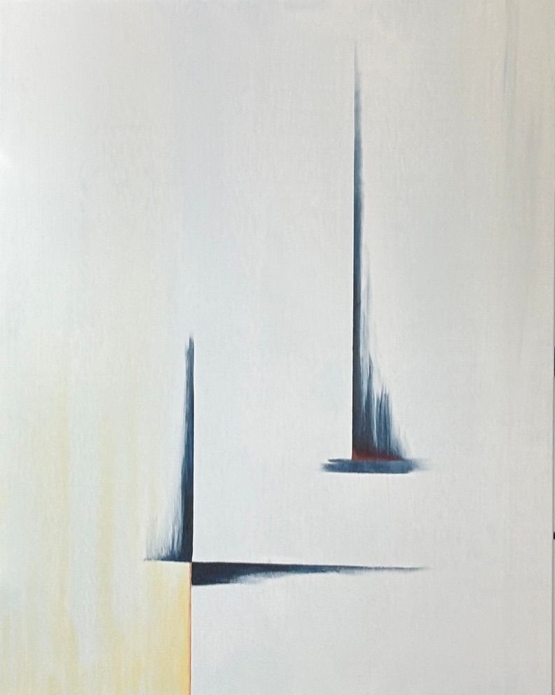 Abstract 68, Acrylic and sand on canvas