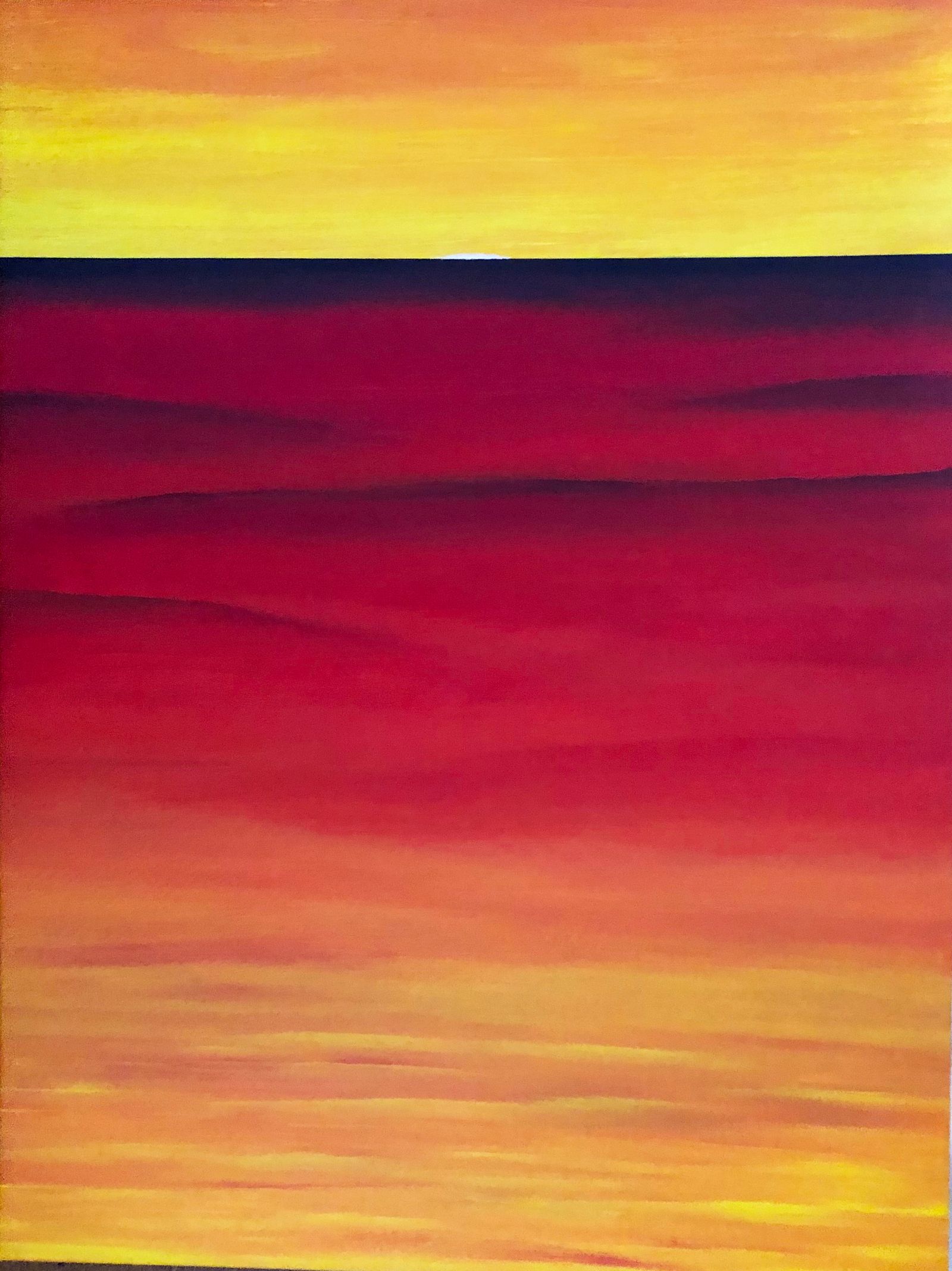 Fire Landscape 4, Acrylic on canvas
