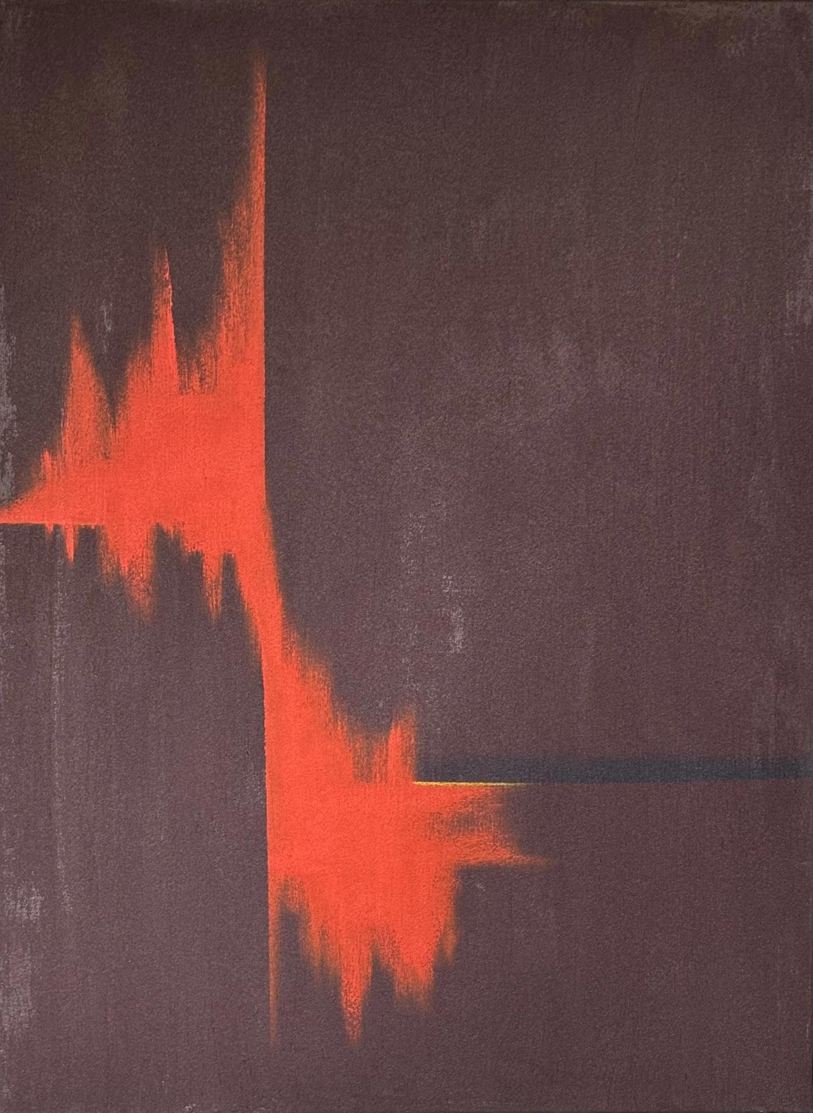 Fire Landscape 1, Acrylic on canvas