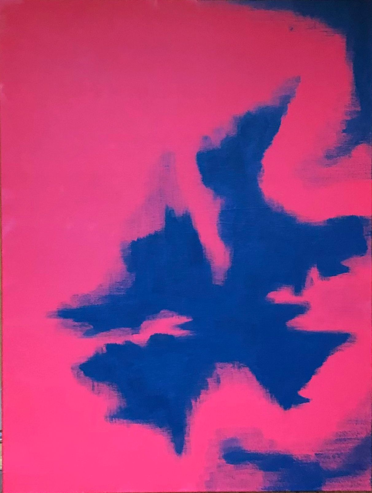 Fire Landscape 9, Acrylic and sand on canvas