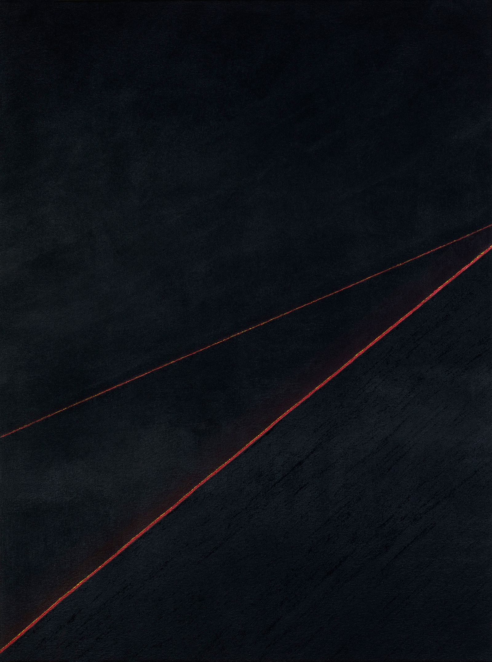 Fire Horizons 7, Acrylic and sand on canvas