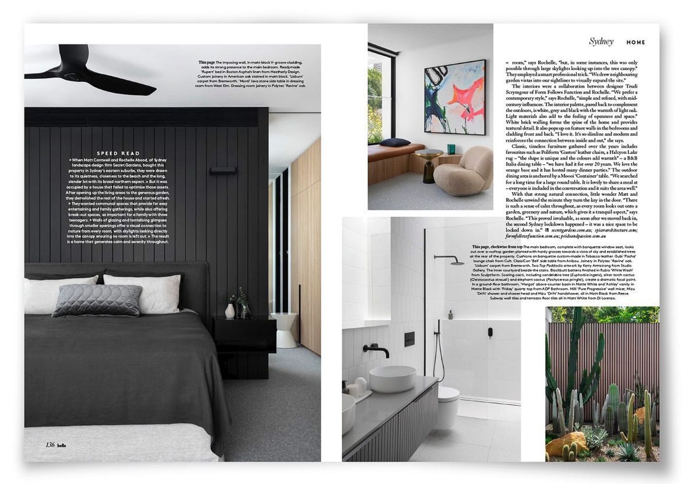 Belle Magazine — Courland House / Secret Gardens