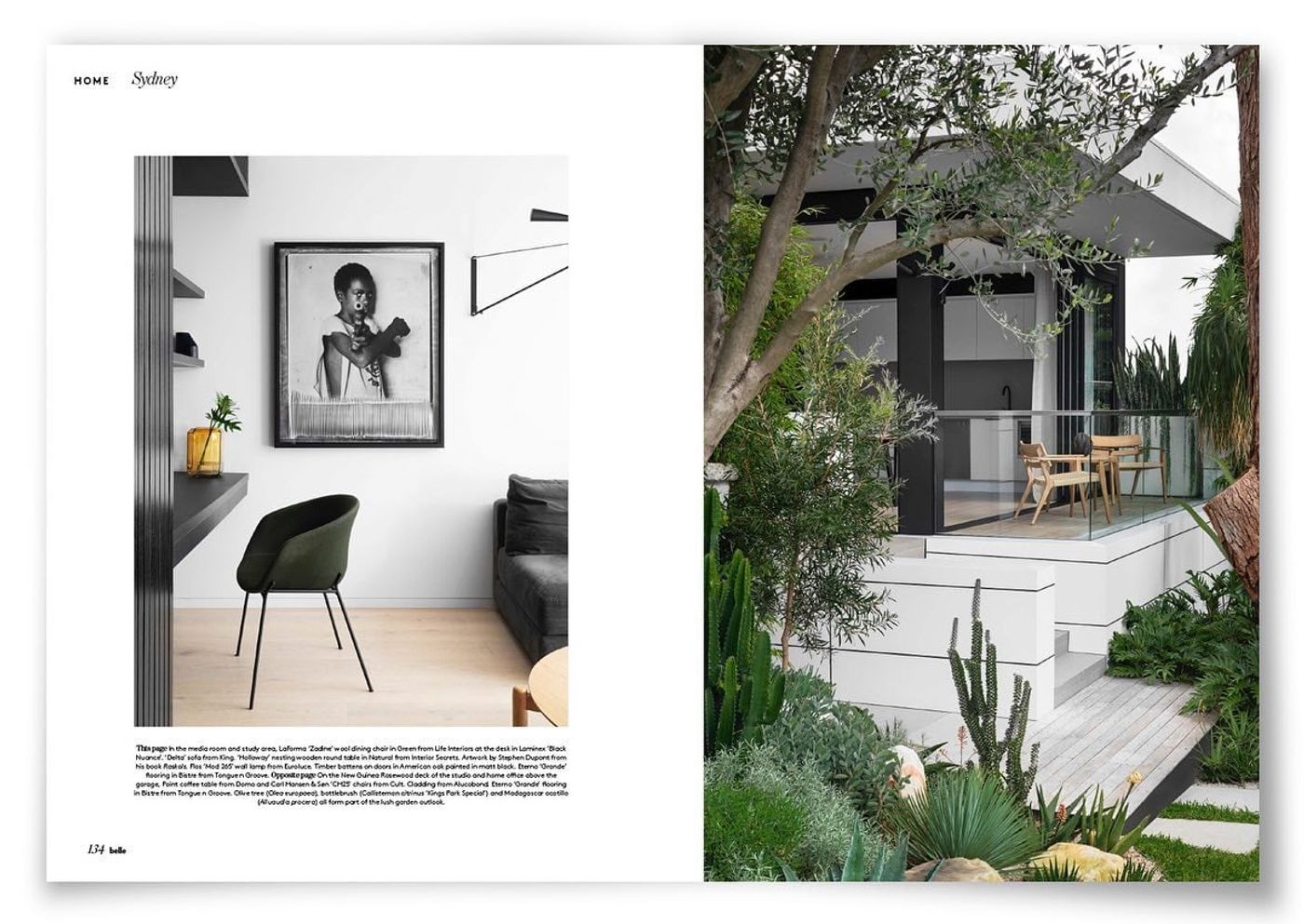 Belle Magazine — Courland House / Secret Gardens