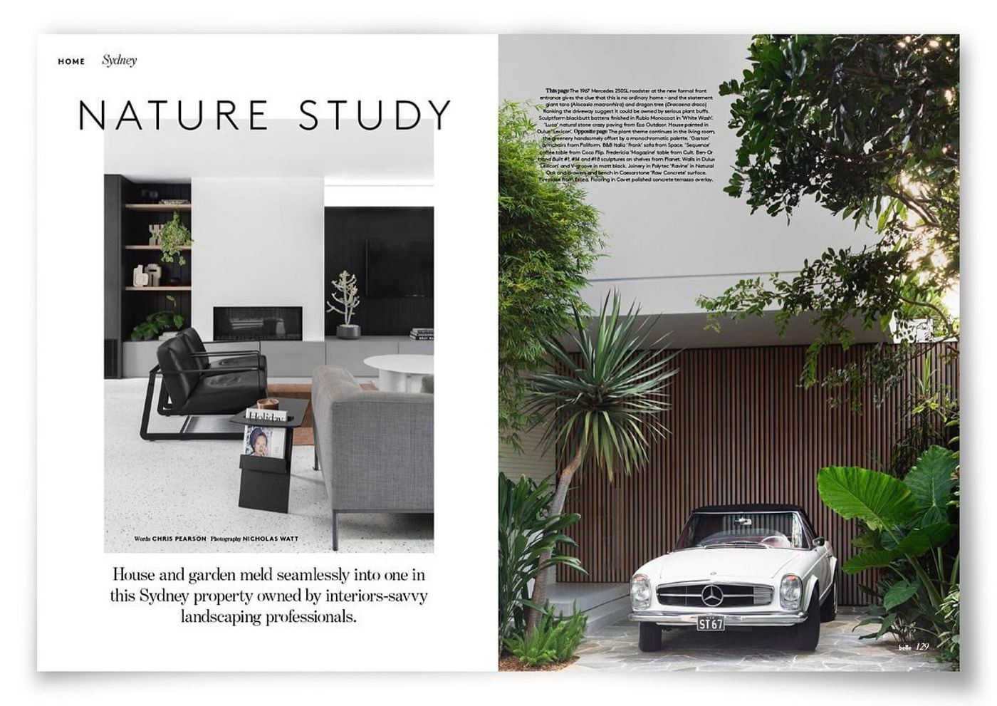 Belle Magazine — Courland House / Secret Gardens