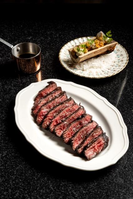 Hampe de wagyu chez Bisou Phuket