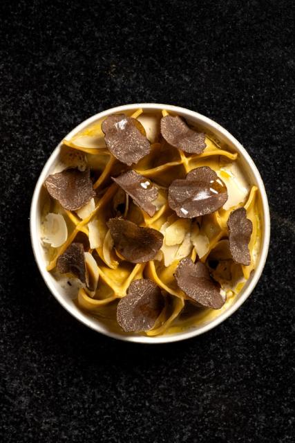 Fagottini à la truffe noire chez Bisou Phuket