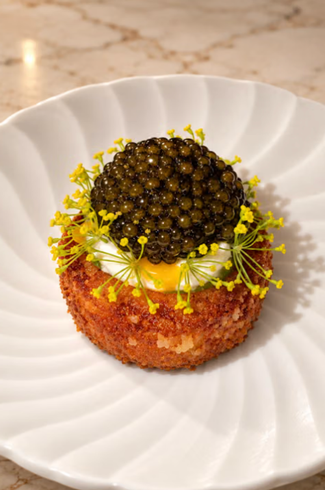 French toast caviar