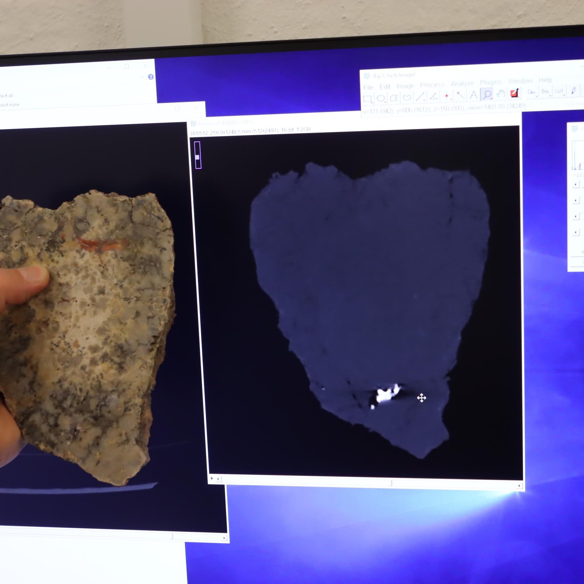 Researchers reviewing possible findings at Århus University.
