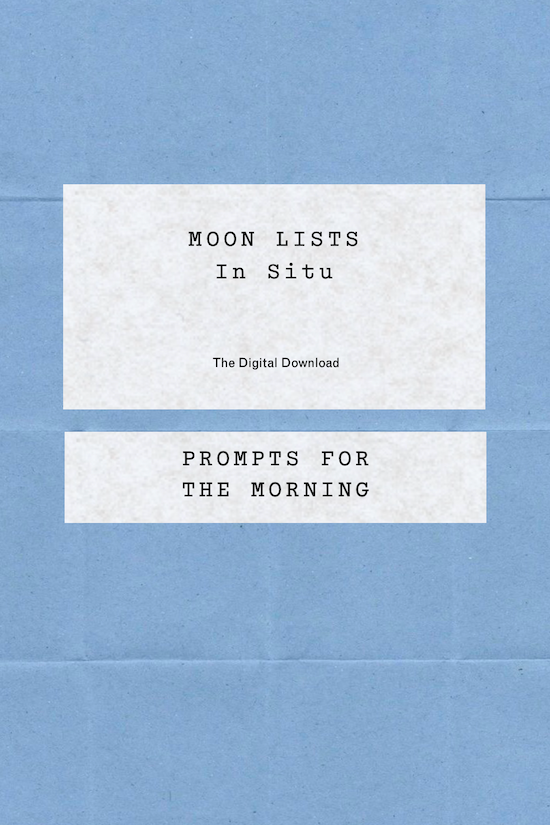 DIGITAL: Prompts for the Morning