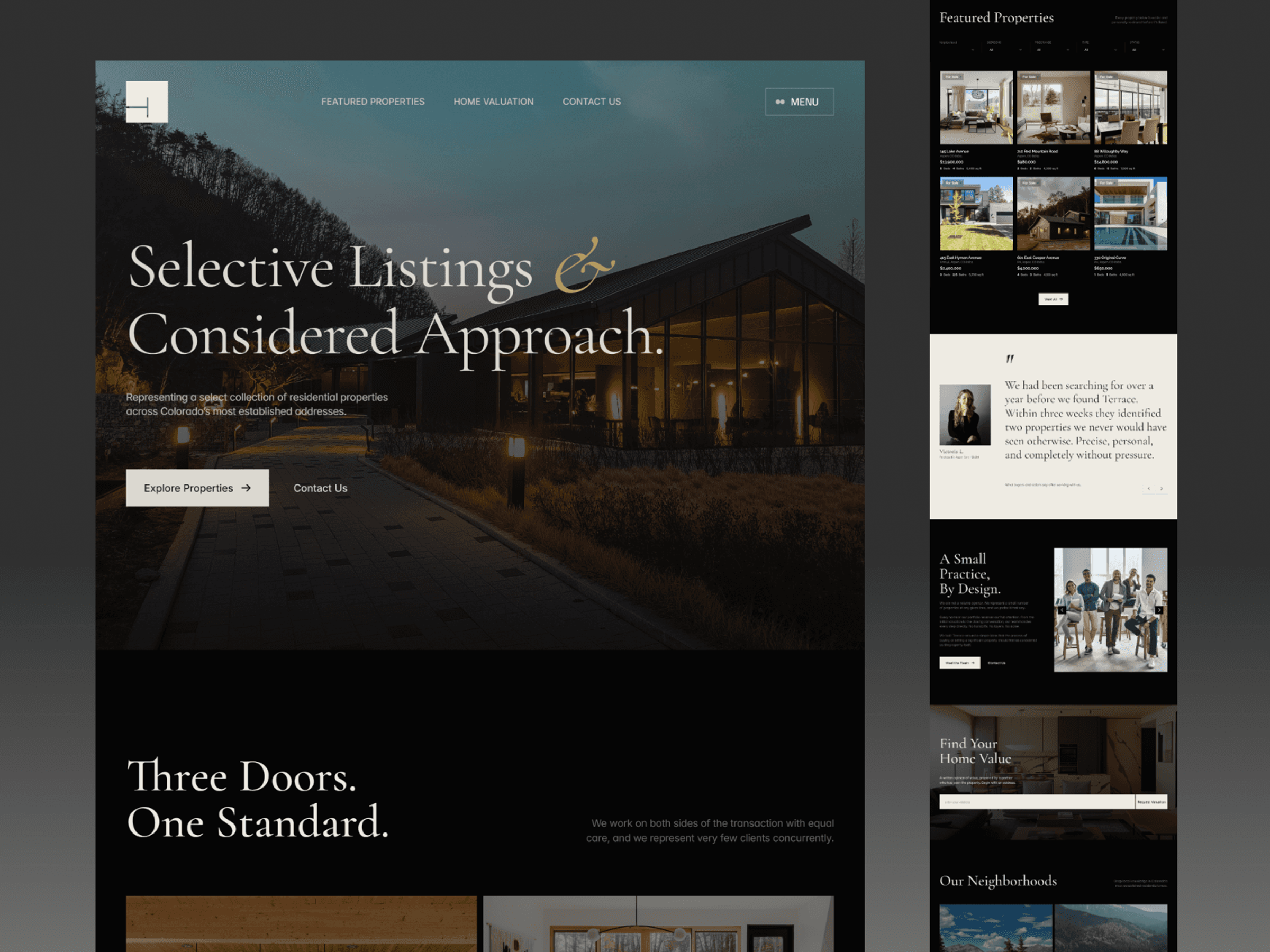 Terrace website design