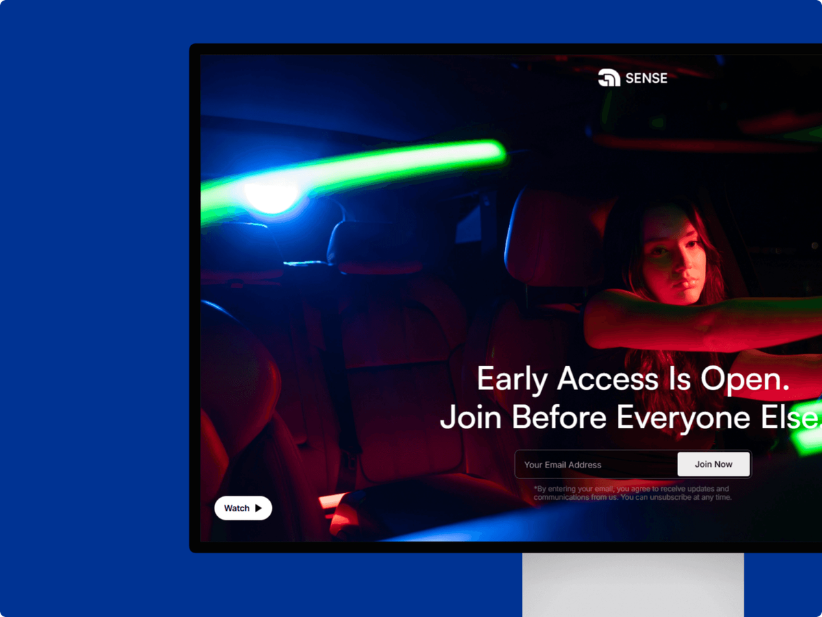 SENSE website preview