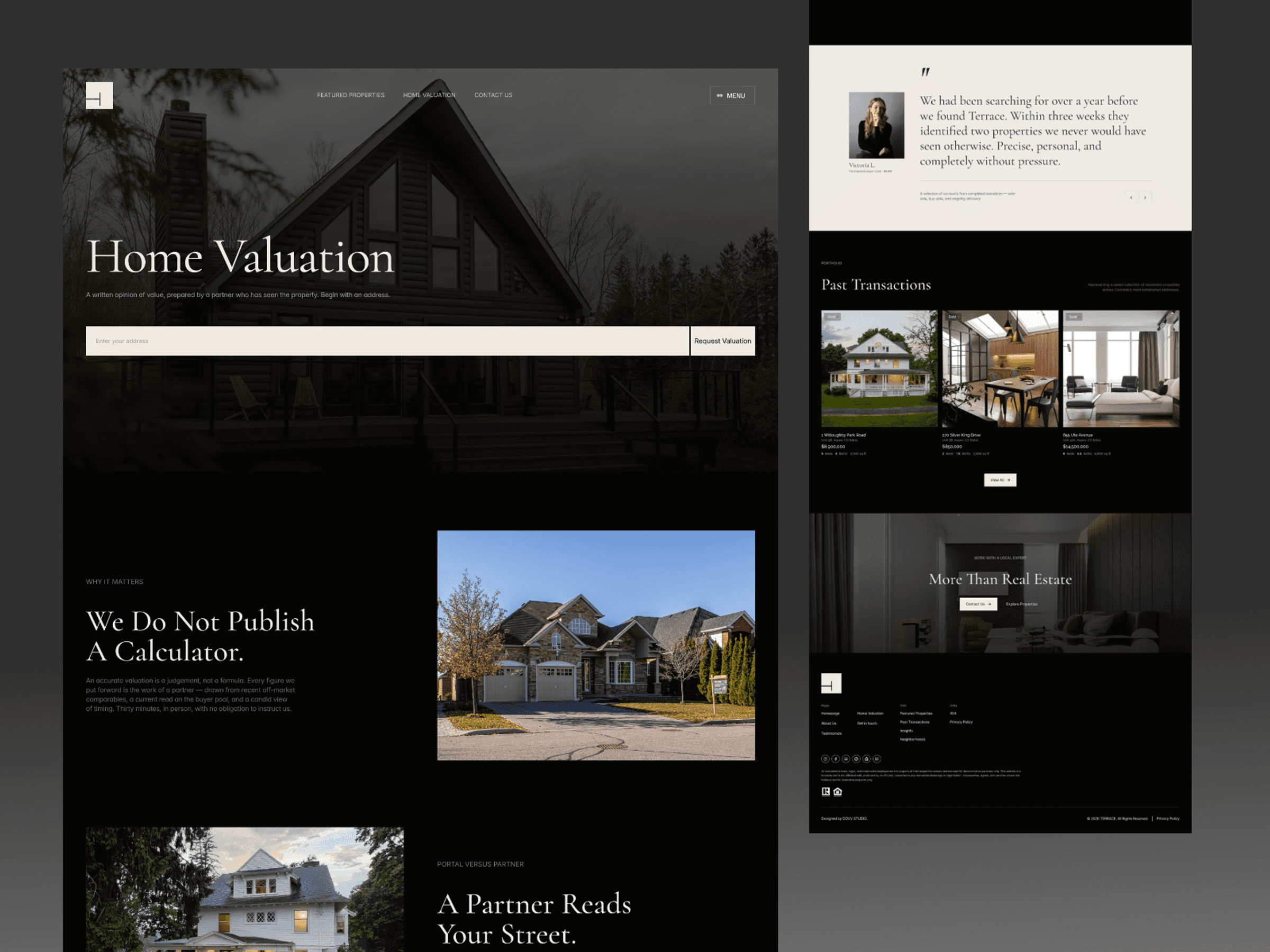 Terrace website design