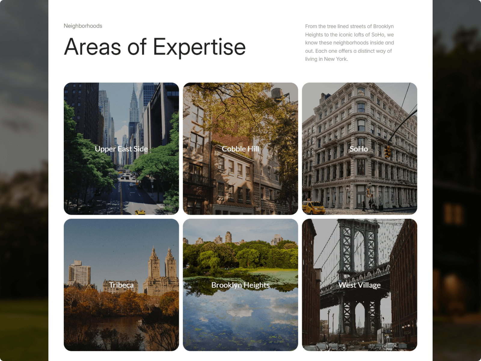 Oakline website design
