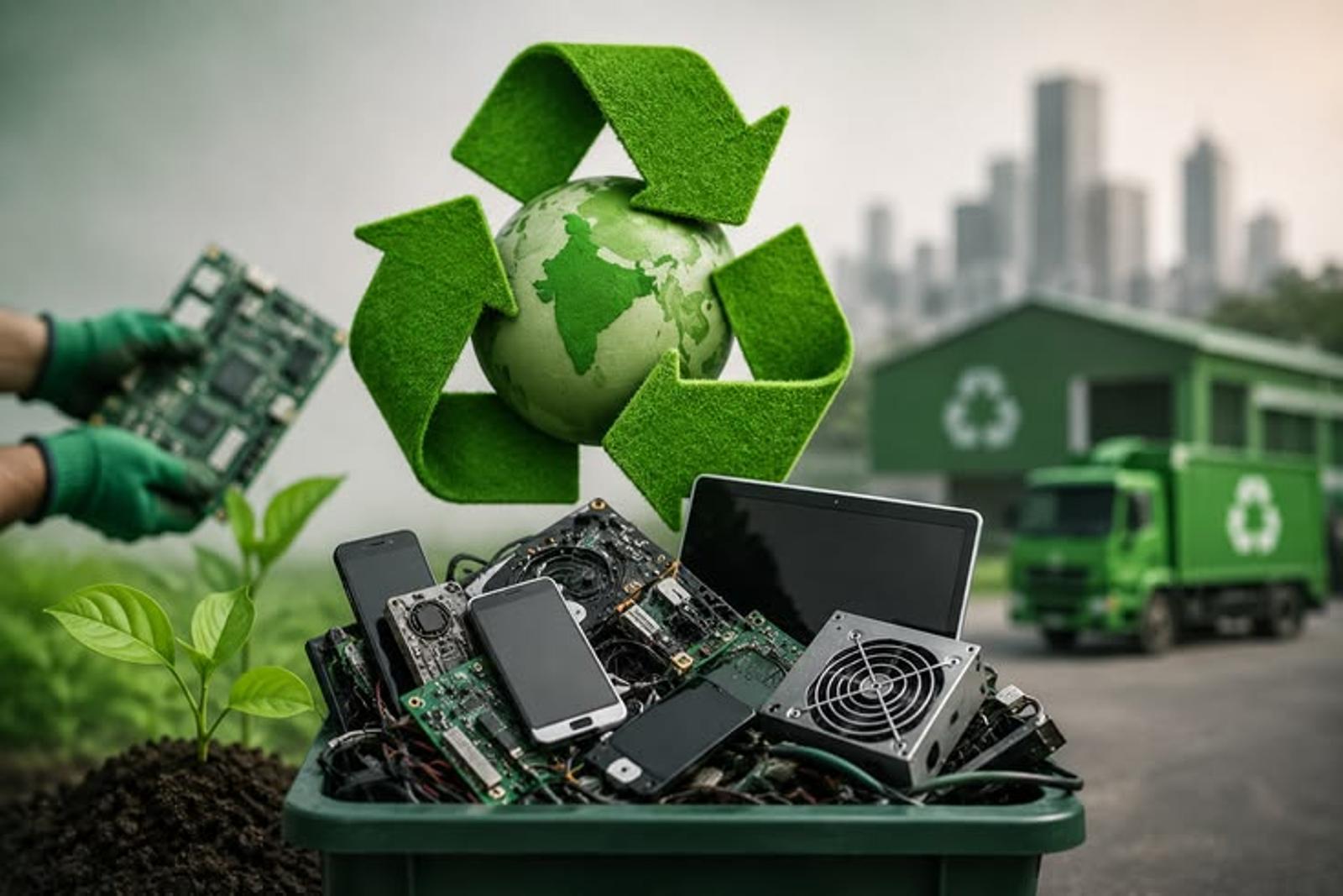 Mapping the Hidden Leaks in an Electronics Recycling Chain