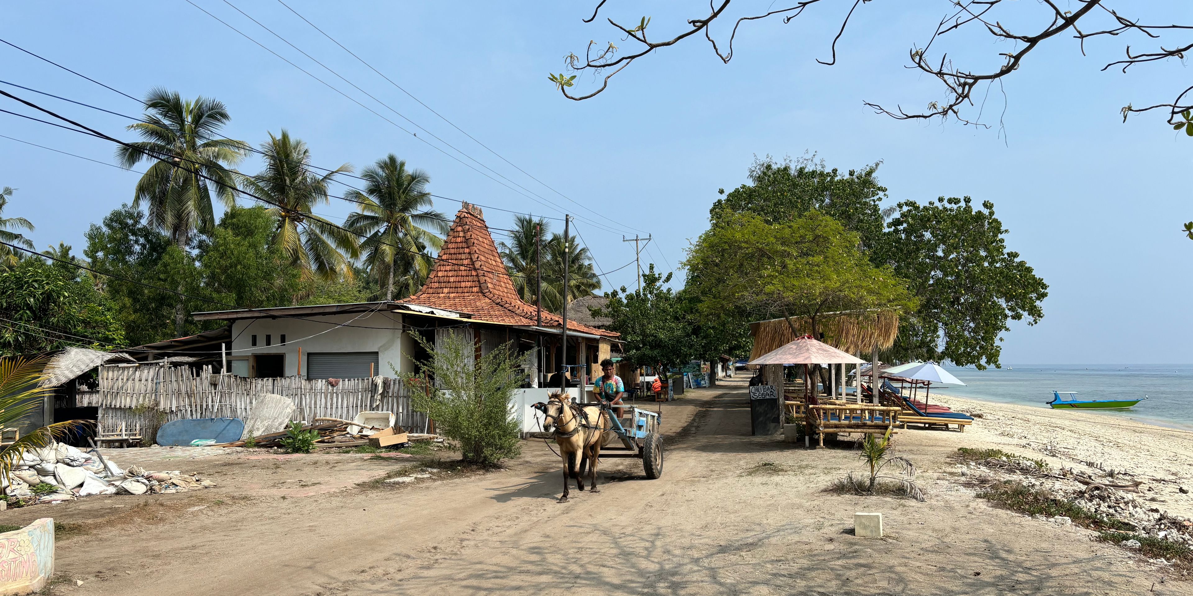 Horse cart in Gili Air