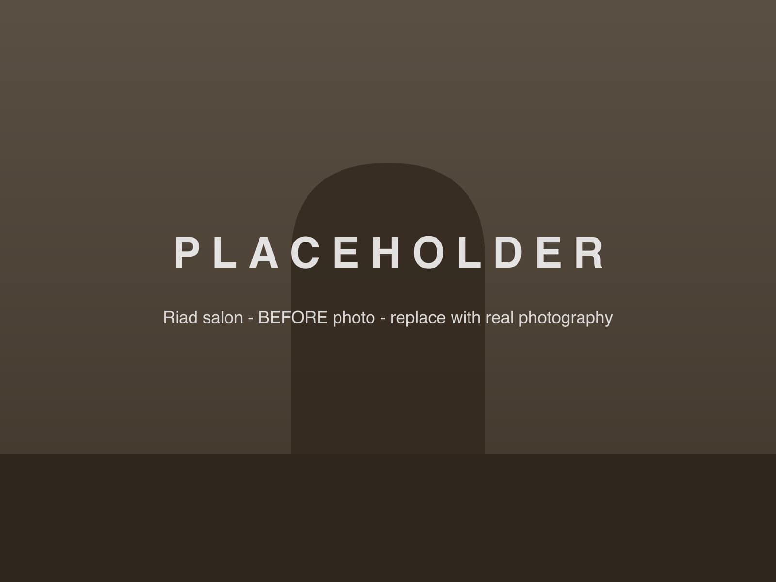 PLACEHOLDER image: riad salon before restoration