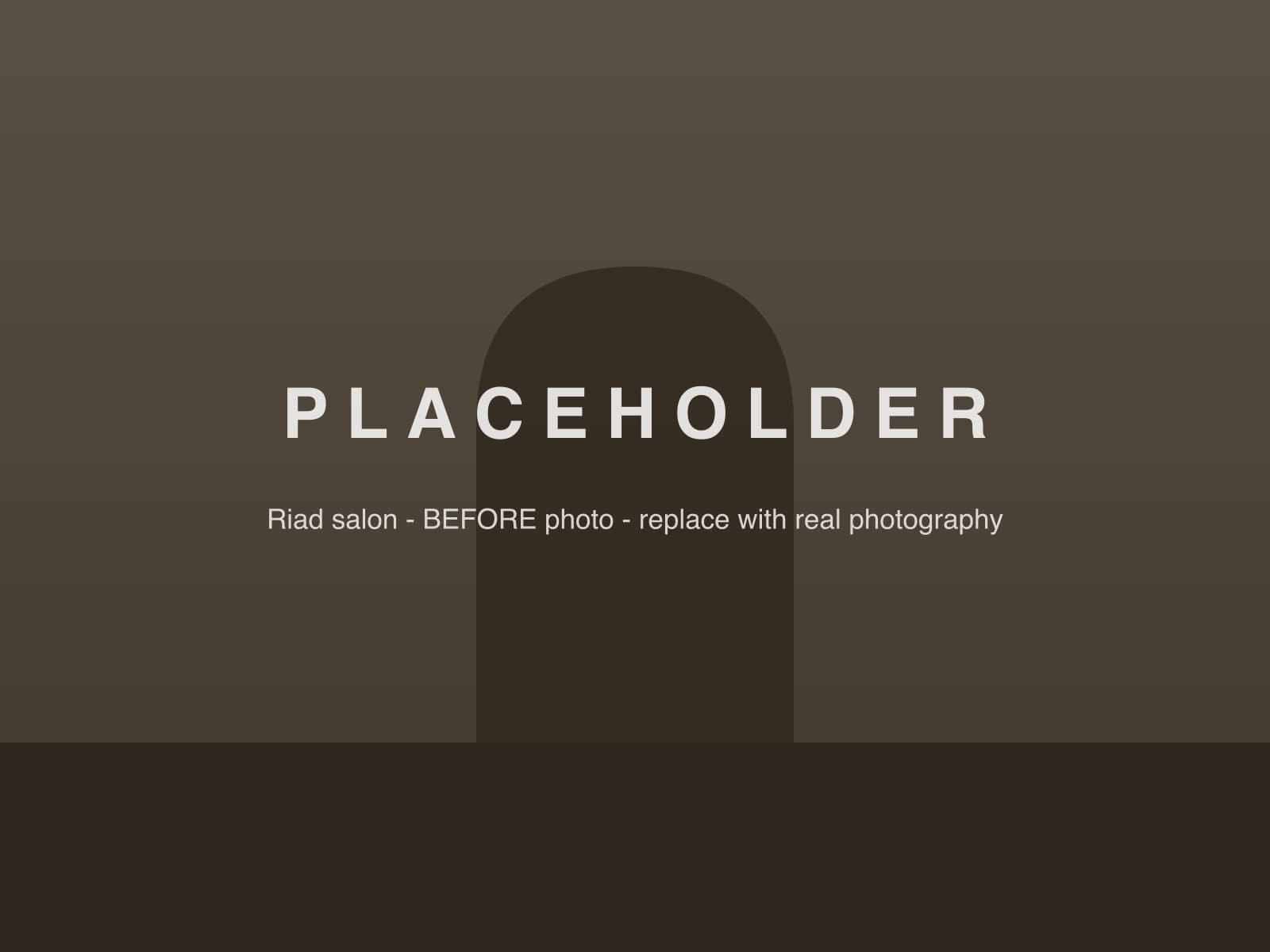PLACEHOLDER image: riad salon before restoration
