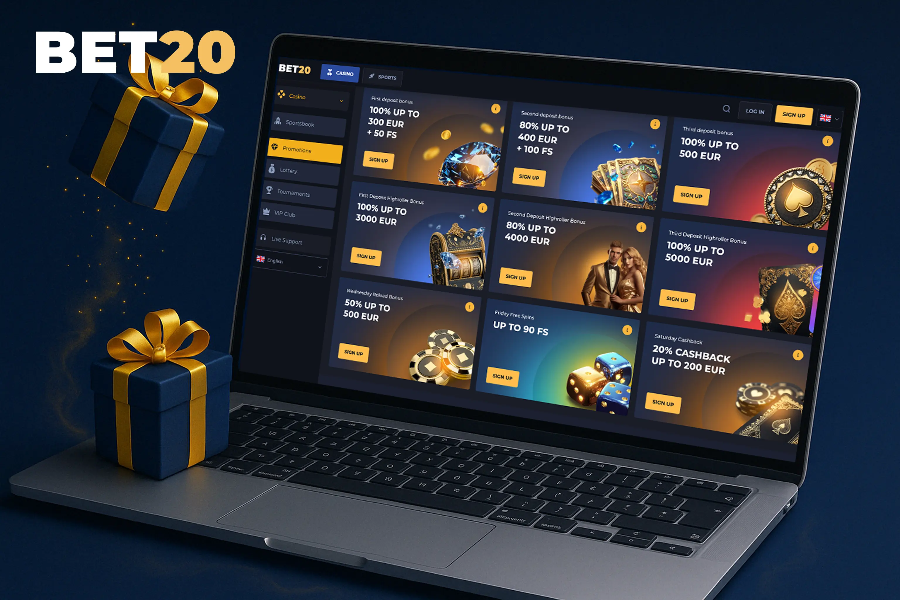BET20 Crypto Casino Promotion