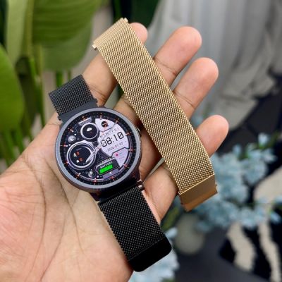 Mettalic milanese 22mm Strap