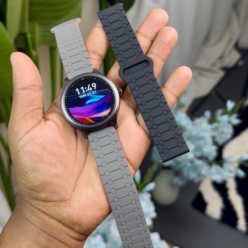 Rubber magnetic 22mm Strap