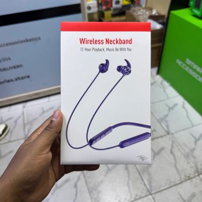 Itel Wireless Neckband with 12 Hour Playback