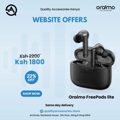 oraimo FreePods Lite ENC True Wireless Earbuds