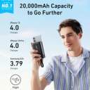 Anker Zolo 30W 10000mAh Fast Charging Powerbank with attached type C braided cable image 4
