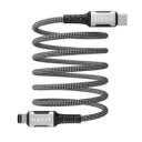 Havit CB6298 Magnetic Braided type C to Lighting 30W Cable image 1