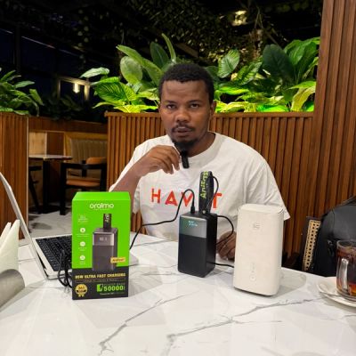 Wifi Power Set: 12V USB type C to DC cable + Oraimo 80W 50,000mAh Powerbank