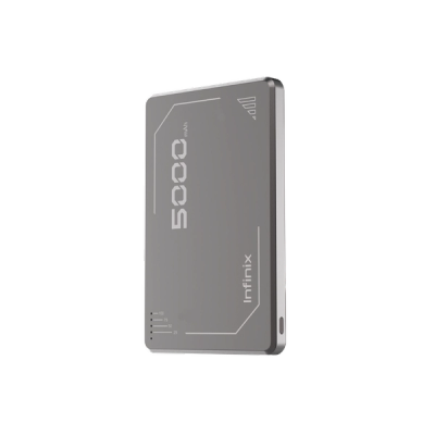Infinix Slim Magpower 5000mAh Magnetic Wireless Powerbank