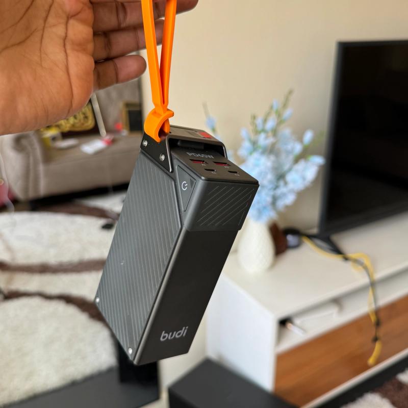 Budi 30000mAh Laptop Charging Powerbank, 65W Dual Pd + Dual Qc 3.0