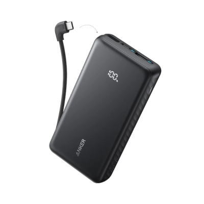 Anker Zolo PowerBank (20K, 22.5W, Built in USB-C Cable)