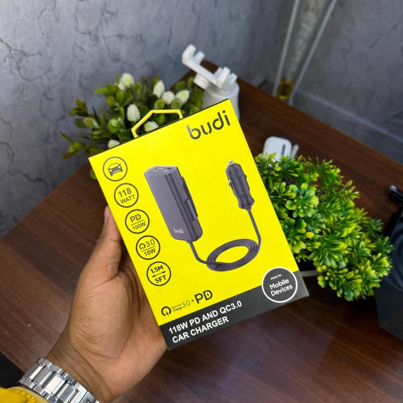 Budi 118W car charger