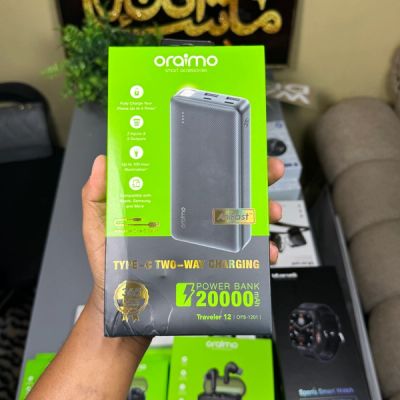 Oraimo Traveler 12 12W 20000mAh type C Powerbank