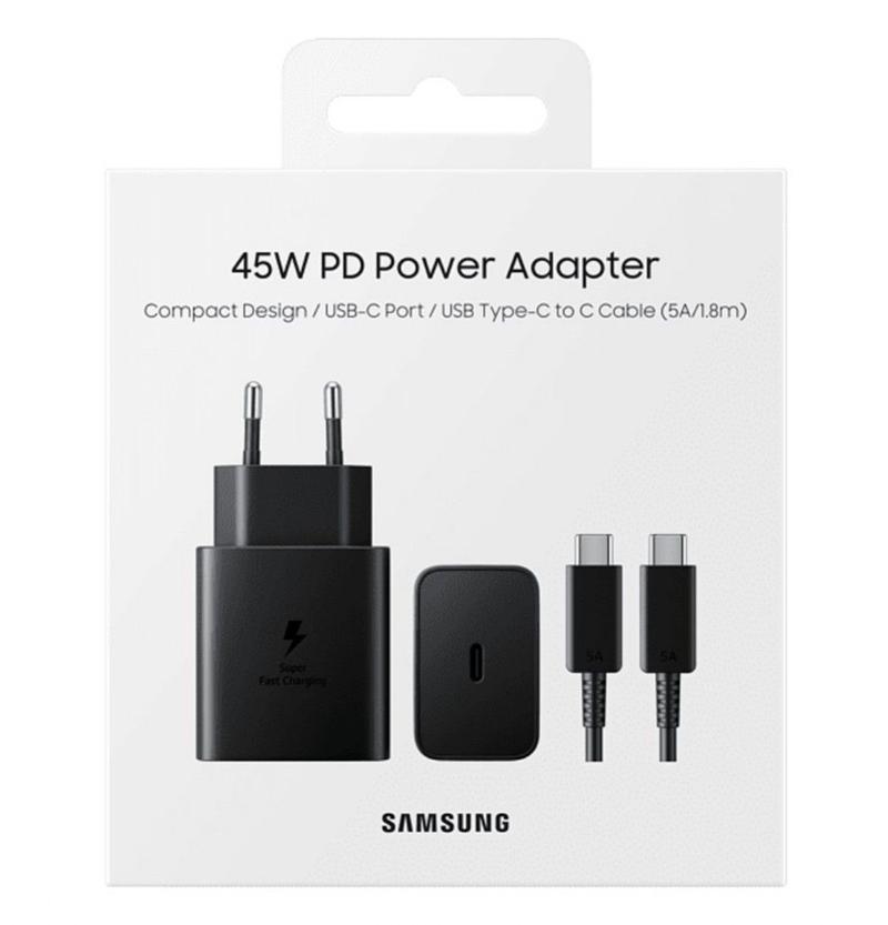 Samsung 45W Type C Power Adapter with Cable
