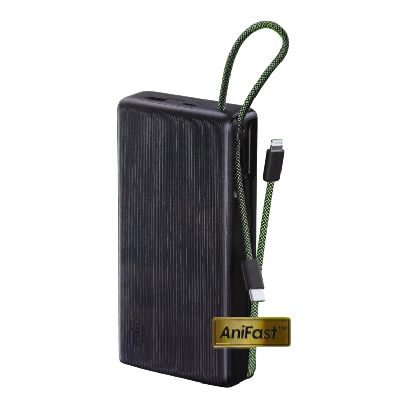 Oraimo PowerNova L22 Powerbank with iphone Lightining and Type C attached cables