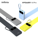 Infinix Xpower 10 Pro 10000mAh 22.5 Portable Powerbank with attached braided cable image 10